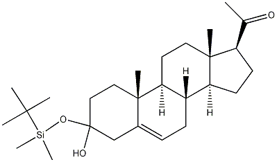 3-tert-Butyldimethylsilyloxy Pregnenolone Structure
