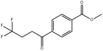 Methyl 4-(4,4,4-trifluorobutanoyl)benzoate Structure