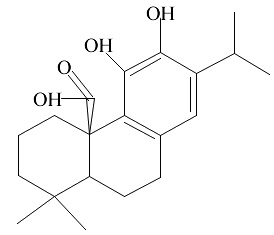 鼠尾草酸 化学结构式