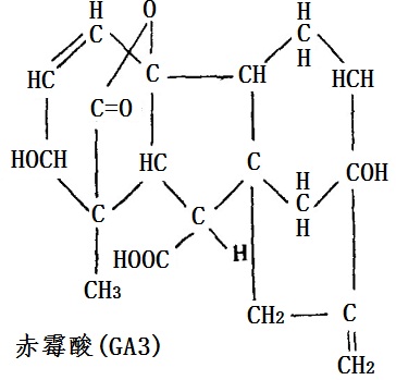 赤霉酸(GA3) 结构式