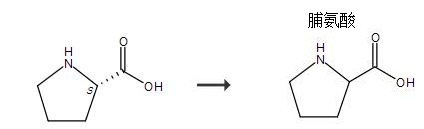 化学合成脯氨酸的路线图