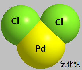 氯化钯 分子结构式