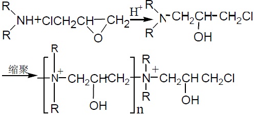 环氧氯丙烷与仲胺反应过程