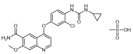 857890-39-2 Lenvatinib Mesylate; Synthesis; Application