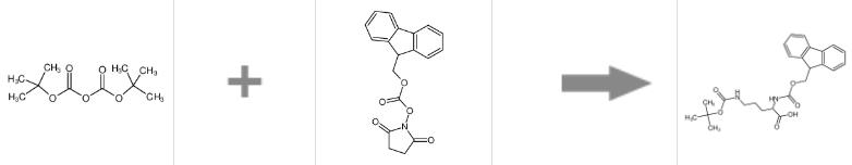 N-Fmoc-N'-Boc-L-鸟氨酸的制备