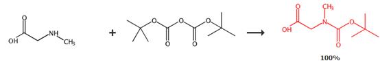 叔丁氧羰酰基肌氨酸的合成与应用