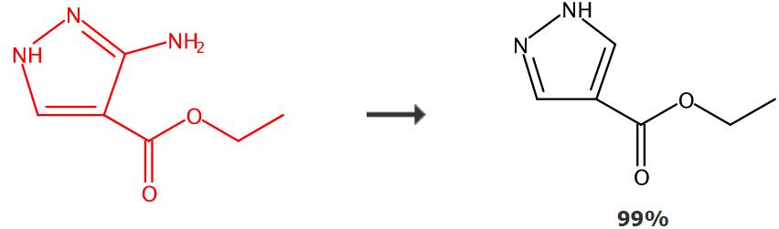 3-氨基-4-乙氧羰基吡唑的应用转化