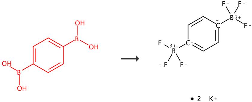 1,4-苯二硼酸的应用转化