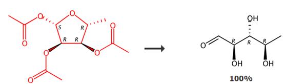 1,2,3-三乙酰氧基-5-脱氧-D-核糖的应用转化