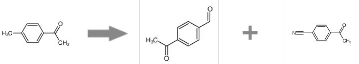 一种一步直接催化选择氧化合成对氰基苯乙酮的方法