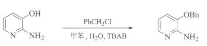 2- 氨基 -3- 苄氧基吡啶的合成反应式