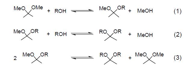2,2-二甲氧基丙烷的相关反应