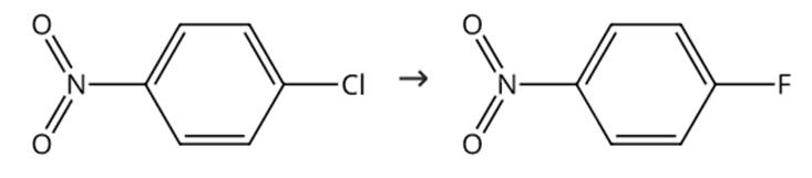 图2 对氟硝基苯的合成路线。