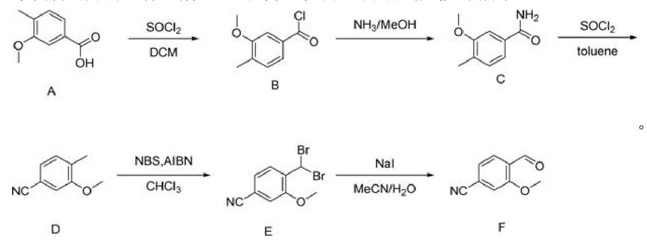4-氰基-2-甲氧基苯甲醛的制备