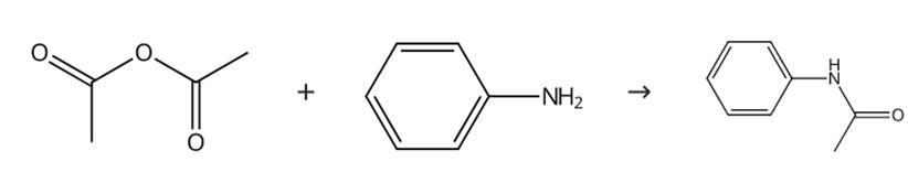 图2 N-乙酰苯胺的合成路线