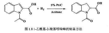 1-乙酰基-2-羧基吲哚的催化氢化制备吲哚啉.jpg