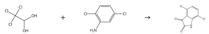 synthesis of 4,7-Dichloroisatin