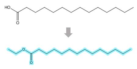 十四酸乙酯的合成与应用