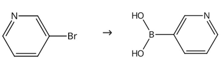 图1 吡啶-3-硼酸的合成路线