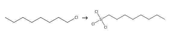 n-Octyltrichlorosilane synthesis