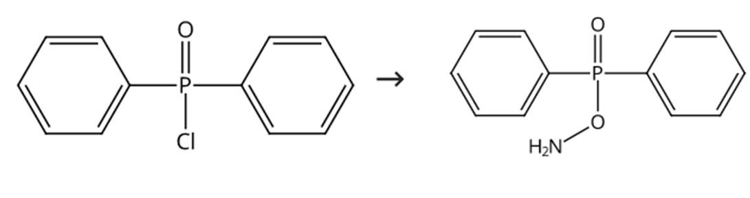 图1二苯基膦酰羟胺的合成路线