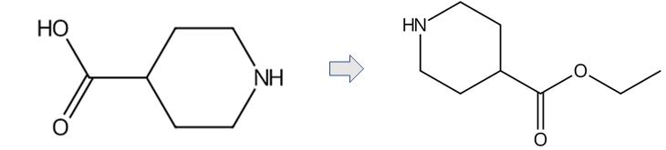 4-哌啶甲酸乙酯的制备