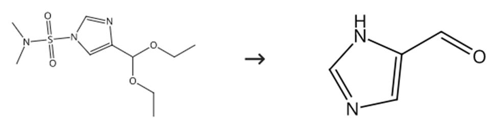 图2 4-咪唑甲醛的合成路线