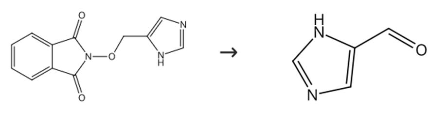 图3 4-咪唑甲醛的合成路线