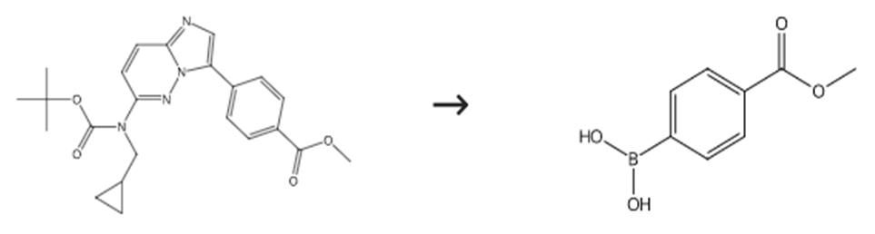 图1 4-甲氧羰基苯硼酸的合成路线