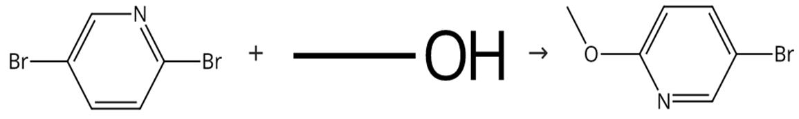 图2 5-溴-2-甲氧基吡啶的合成路线