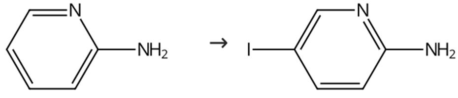 图2 2-氨基-5-碘吡啶的合成路线