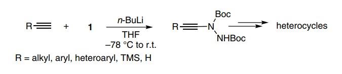 原位生成的乙酰化锂在偶氮二甲酸二叔丁酯上加成Csp-N键.jpg