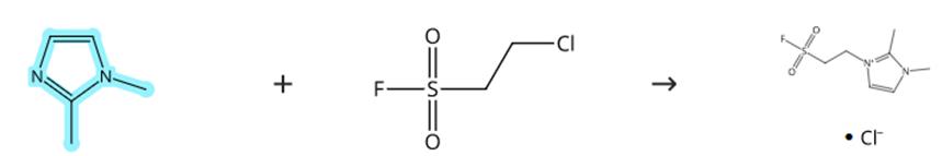 1,2-二甲基咪唑参与的亲核取代反应