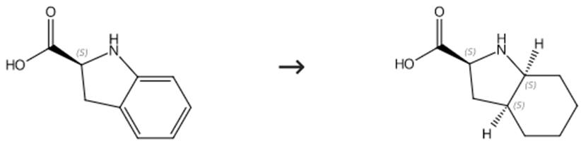 图2 L-八氢吲哚-2-羧酸的合成路线