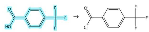 4-三氟甲基苯甲酸的化学转化