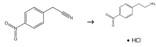 4-硝基苯乙胺盐酸盐的合成路线