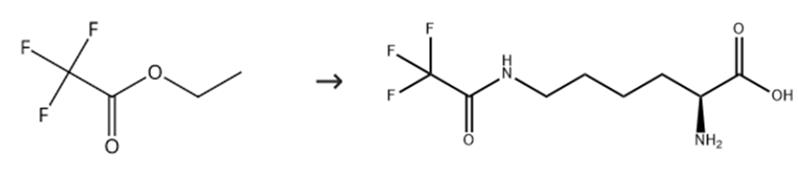 三氟乙酰赖氨酸的合成路线