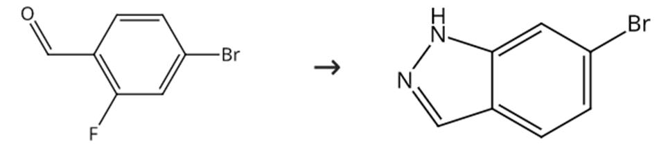 图2 6-溴吲唑的合成路线