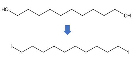 1,10-癸二醇的碘化反应