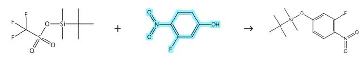 3-氟-4-硝基苯酚的硅保护反应