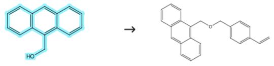 9-蒽醇参与的亲核取代反应