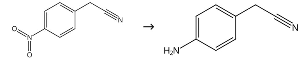 图1 对氨基苯乙腈的合成路线