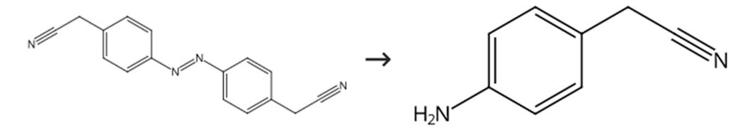 图2 对氨基苯乙腈的合成路线