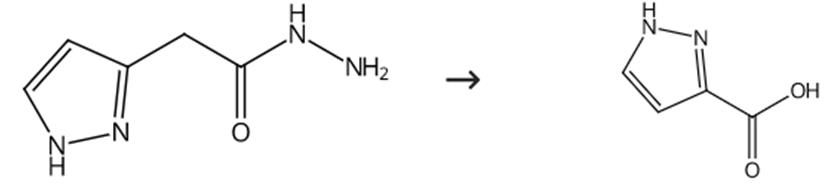图3 吡唑-3-甲酸的合成路线