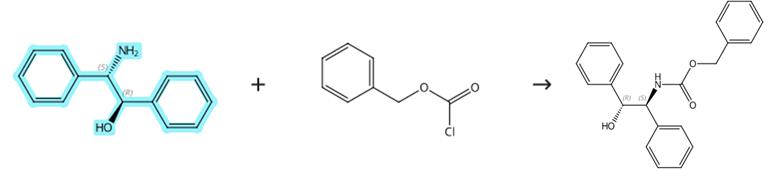 (1R,2S)-2-氨基-1,2-二苯基乙醇的酰基化反应