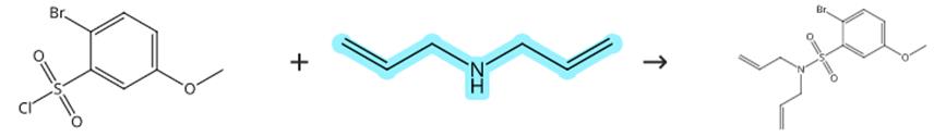 二烯丙基胺的磺酰化反应