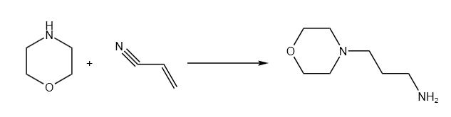 N-(3-氨丙基)吗啉反应方程式