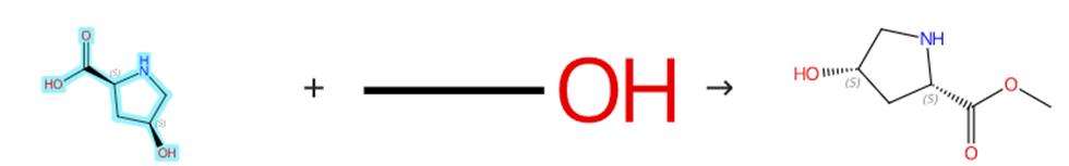 顺式-4-羟基-L-脯氨酸的酯化反应