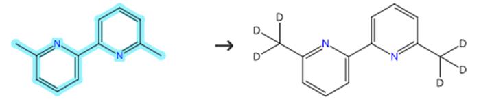 6,6'-二甲基-2,2'-联吡啶的氘代反应