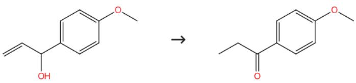 图2 对甲氧基苯丙酮的合成路线